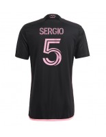 Inter Miami Sergio Busquets #5 Venkovní Dres 2024-25 Krátký Rukáv